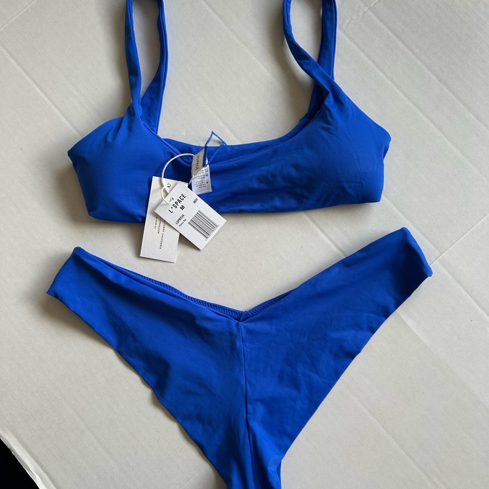 L*Space Prince Bikini Top Ella Bikini Bottom Two Pieces Bikini Set Size M/L - Picture 5 of 10